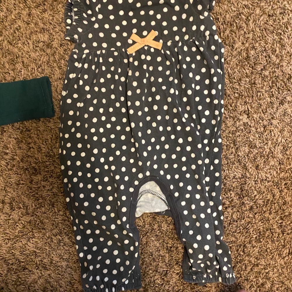 Cat and Jack polka dot jumpsuit